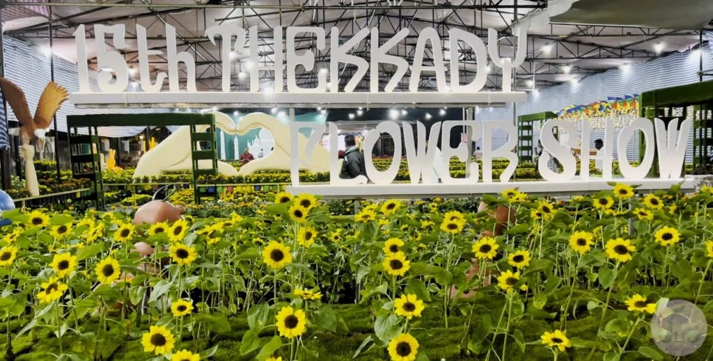 thekkady flower show entrance