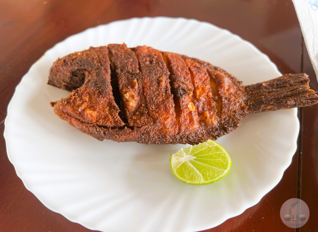 popular karimeen fish fry