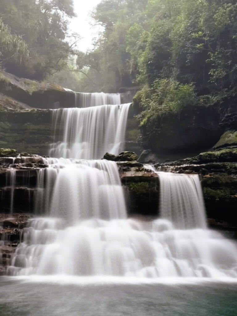 Wei sawdong waterfall from foot