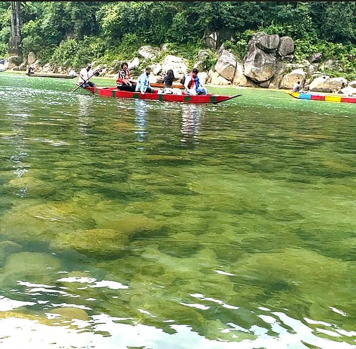 boating at Dawki