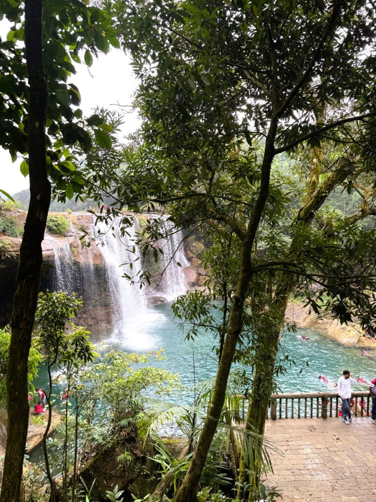 view of krang suri waterfall