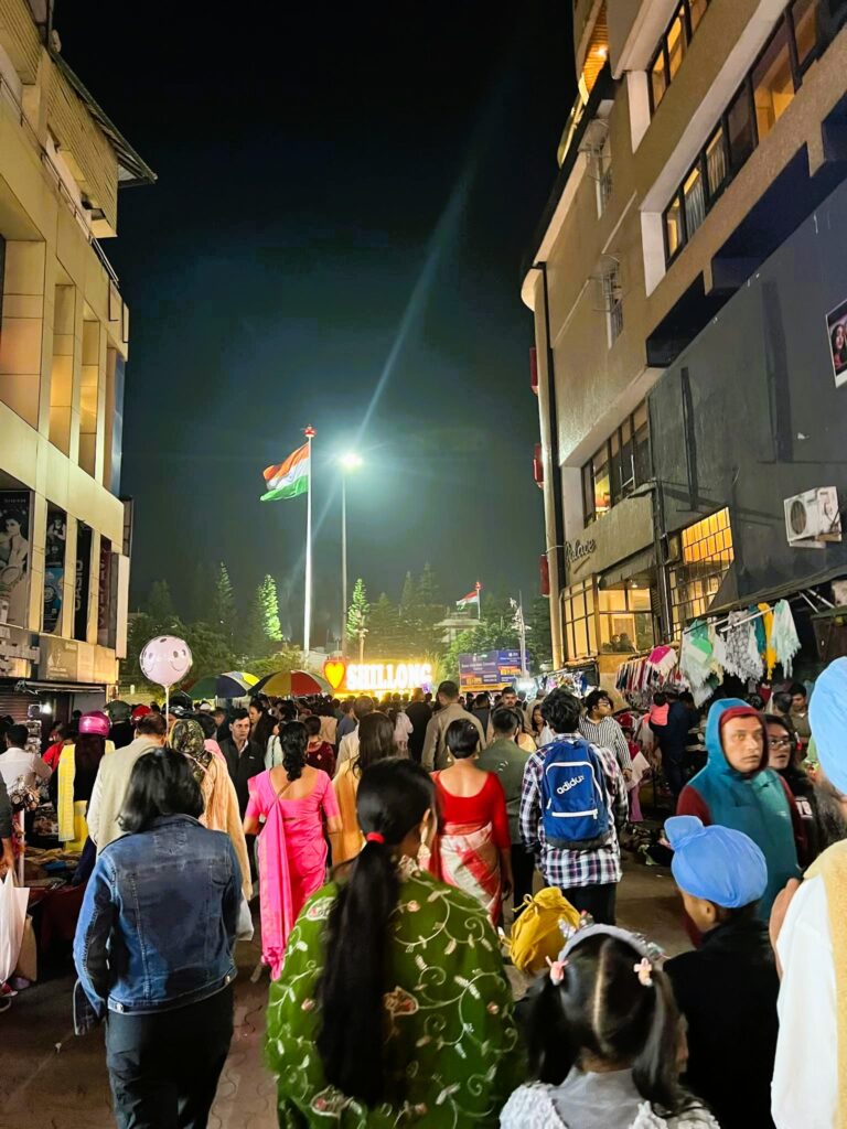 Police Bazaar market in Shillong